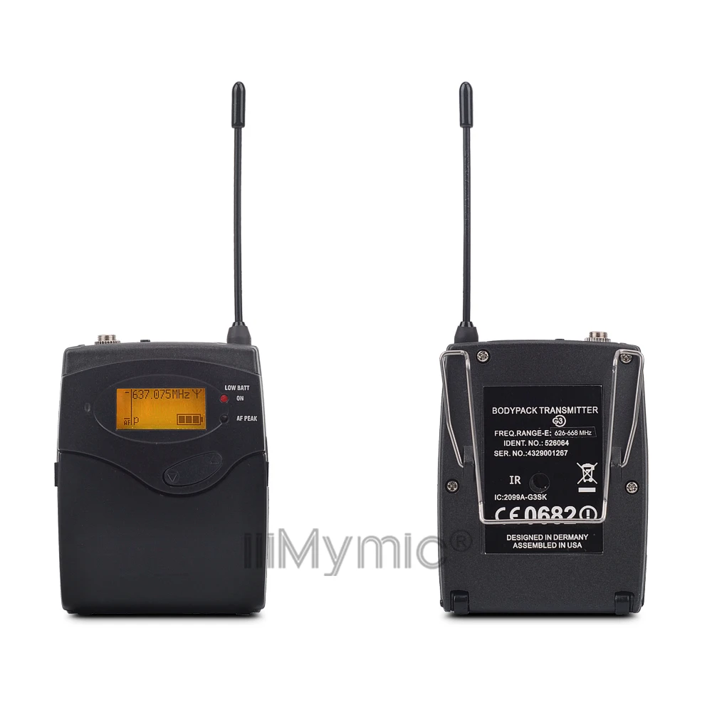 True Diversity UHF 122 G3 Беспроводная микрофонная система+ поясной пакет+ гарнитура+ петличный микрофон с отворотом для сцены DJ