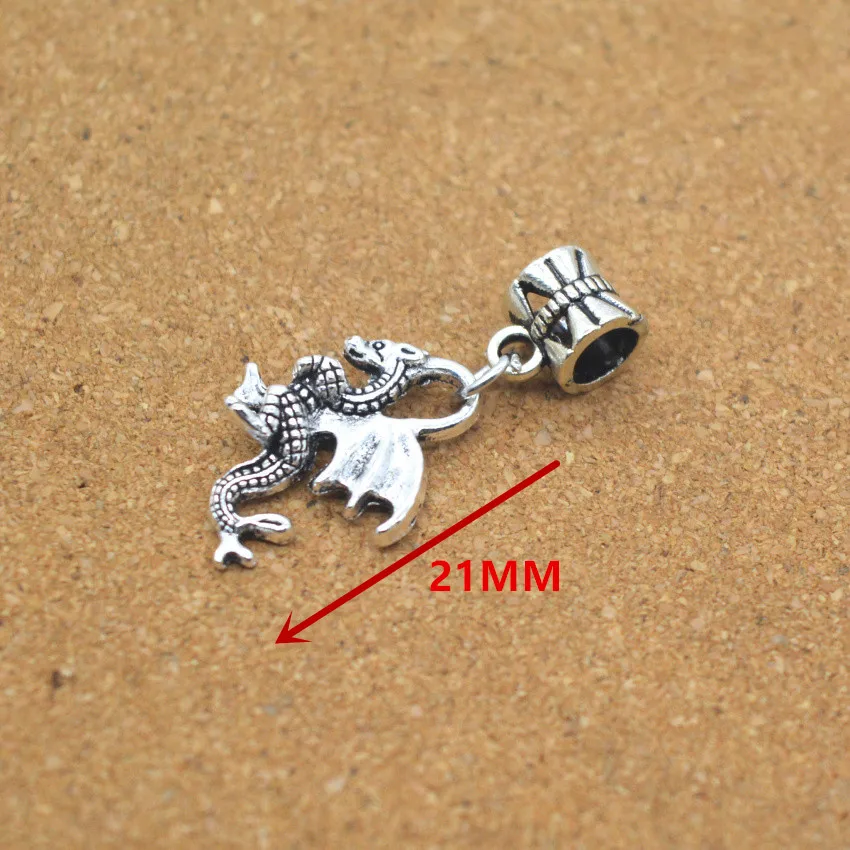 20 шт. тибетские серебряные бусины|big hole|bracelet diycharm bracelet diy |