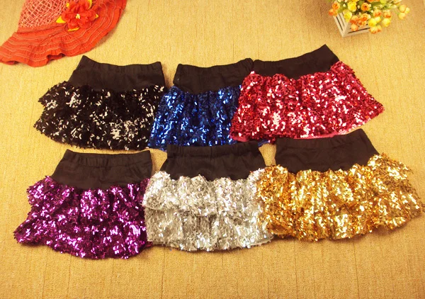 DS cheerleading gymnastics wear performance apparel sequined miniskirts mini skirt stage costume |