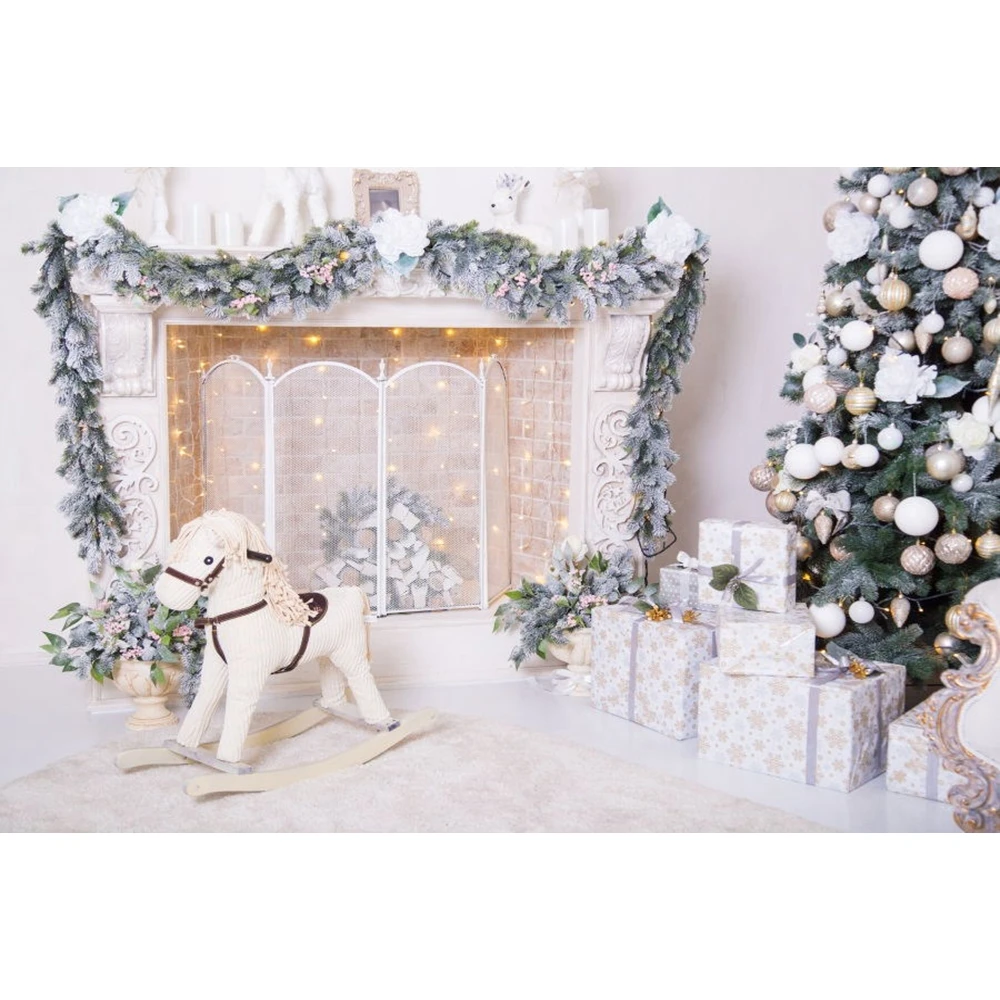 Yeele качалка Лошадь Рождественская елка камин подарки детский портрет фотографии