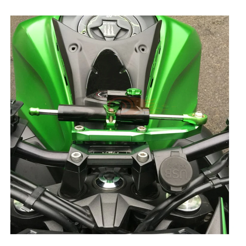 SMOK для Kawasaki Ninja 300 2013 2016 аксессуары мотоциклов CNC алюминиевый сплав рулевой