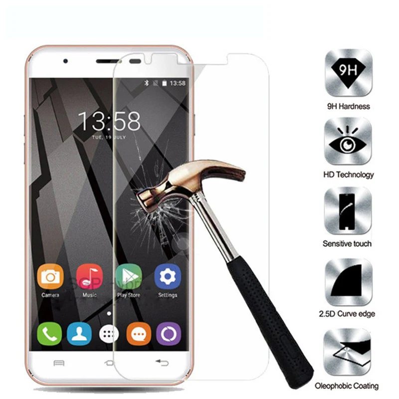 Закаленное стекло 9H для Oukitel C4 c5 K10000 K6000 k4000 U7 Pro 2 шт. | Мобильные телефоны и