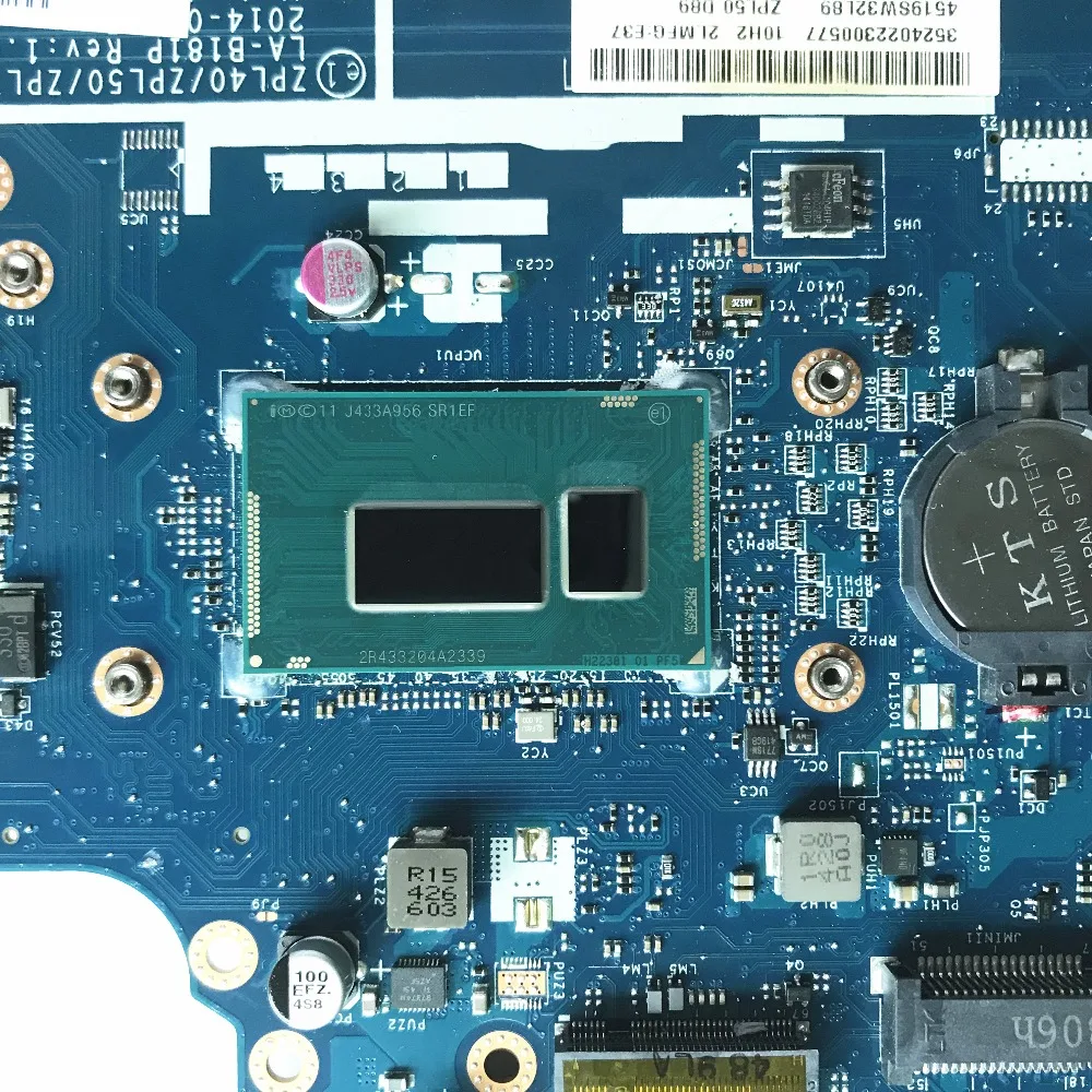 ZPL40/ZPL50/ZPL70 LA-B181P для HP 450 G2 Материнская плата ноутбука i5-4210U процессор R5 M255 2 Гб DDR3L |