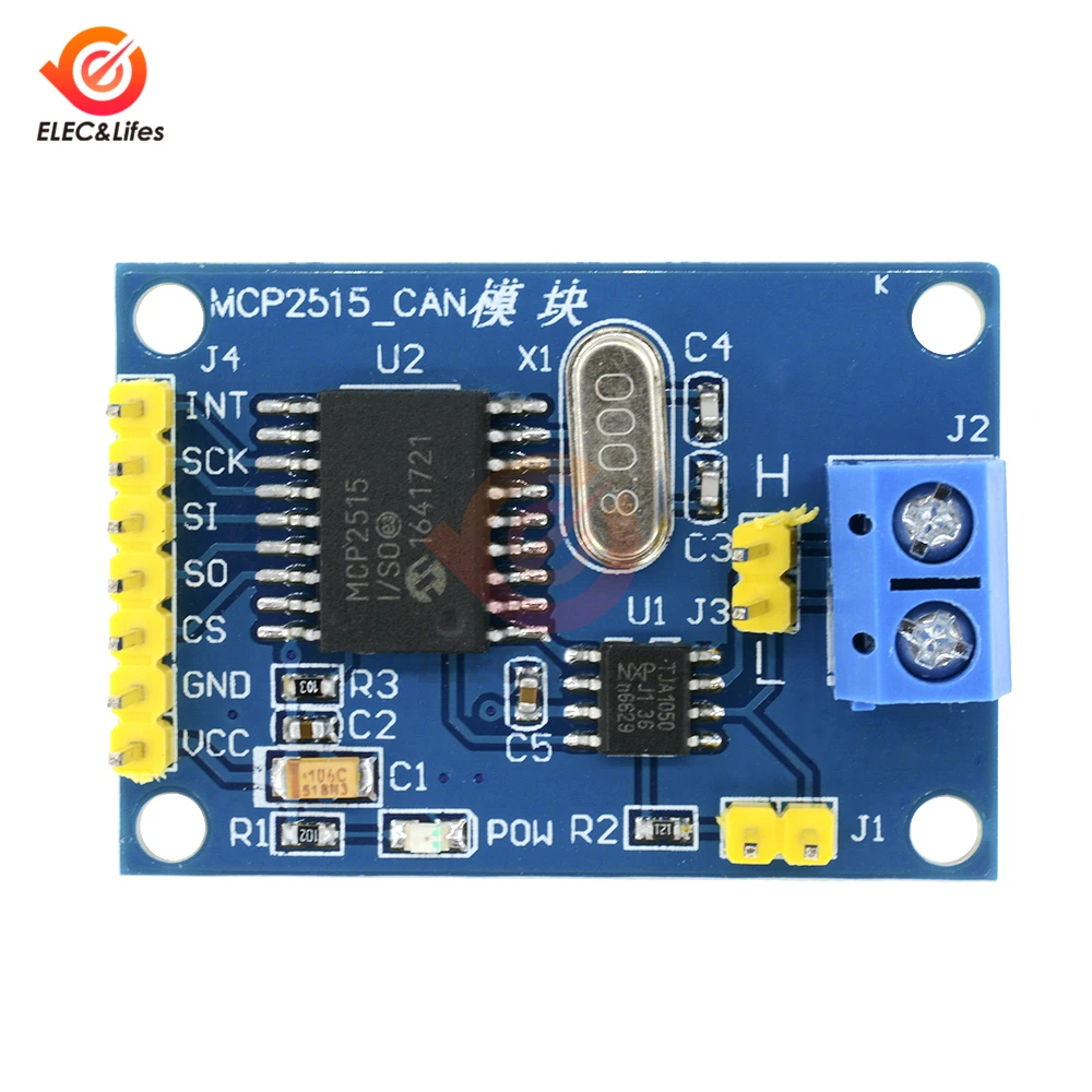 MCP2515 плата модуля CAN TJA1050 приемник SPI для Arduino 51 MCU контроллер рычага передача