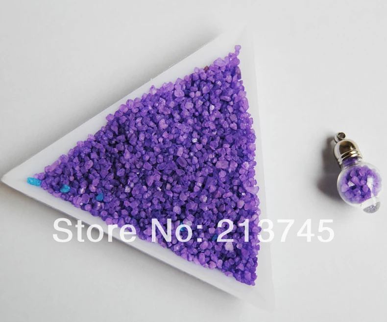 

Freeshipping Purple MINI Stone filler Decorate Fill the Miniature for Glass globe bubble Vial Bottle/ Wish Bottle NEW