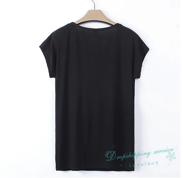 New Summer Woman T shirts Short sleeve Female t shirt Letters Printed Black Shirt Free Shipping|shirts office|shirt foldershirt 2xl |