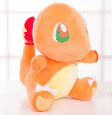 Шармандером Psyduck Eevee плюшевый снорлакс милые Ash Ketchum мультфильм кукла коготь машины игрушки для друга коллекция подарок для детей - Цвет: Charmander