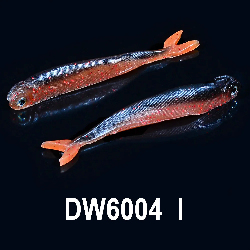 DW6004I 10 шт./компл. мягкие приманки 8,5 см-3," рыболовные приманки 10 видов цветов, Мягкая приманка для рыбалки приманки, 3g, с функцией-0,11 oz бас-гитара - Цвет: DW6004I
