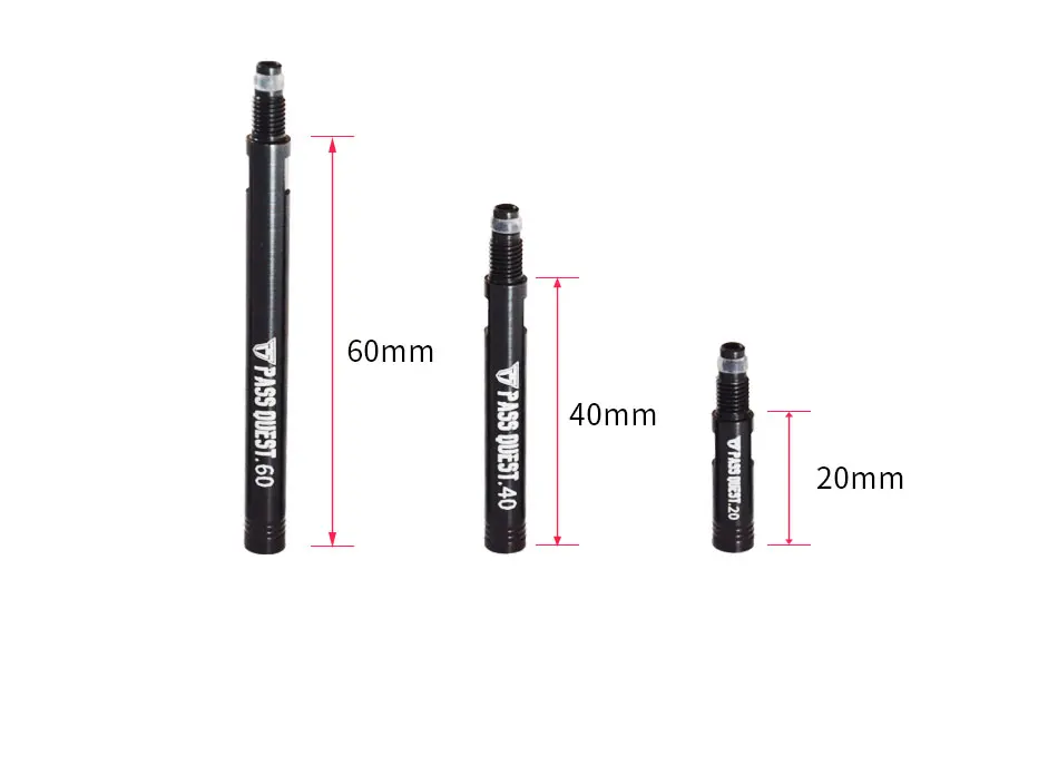 PASS QUEST road Bike rim valve Bicycle Tubeless tire extender valves 20/40/60MM | Спорт и развлечения