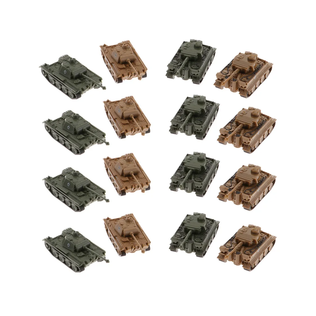 1/144 детская игрушка немецкий panzerkampfwgen VI Ausf. E Tiger I+ V модель пантера 4D 16x для коллекции