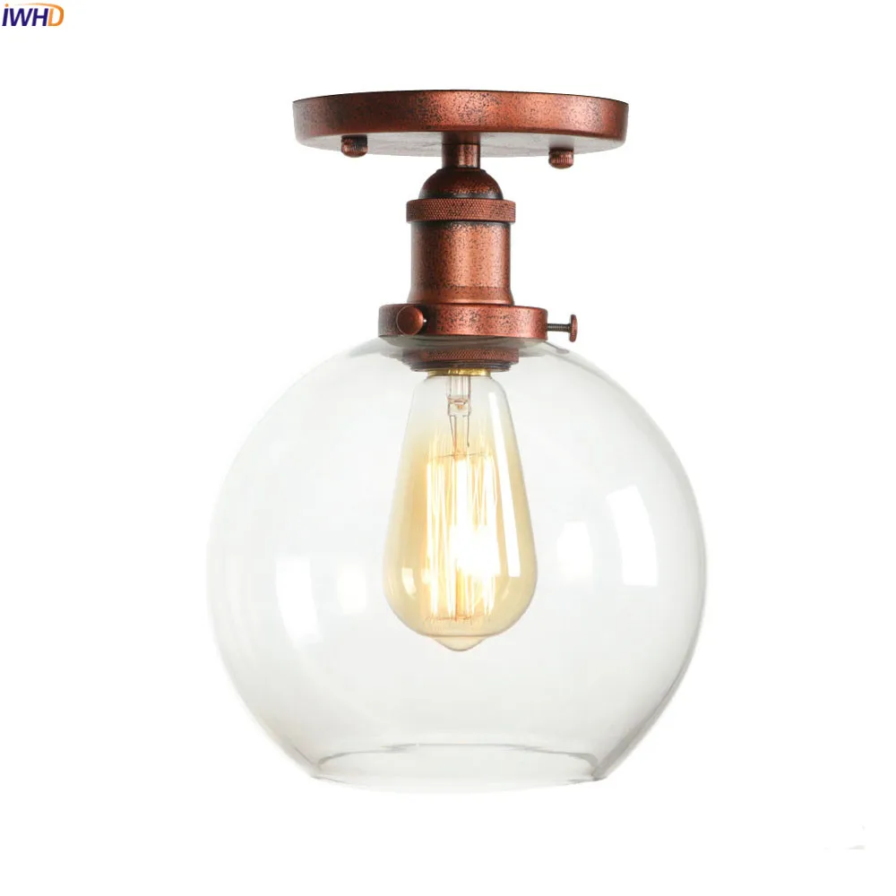 Потолочный светодиодный светильник IWHD в стиле лофт лампа В индустриальном