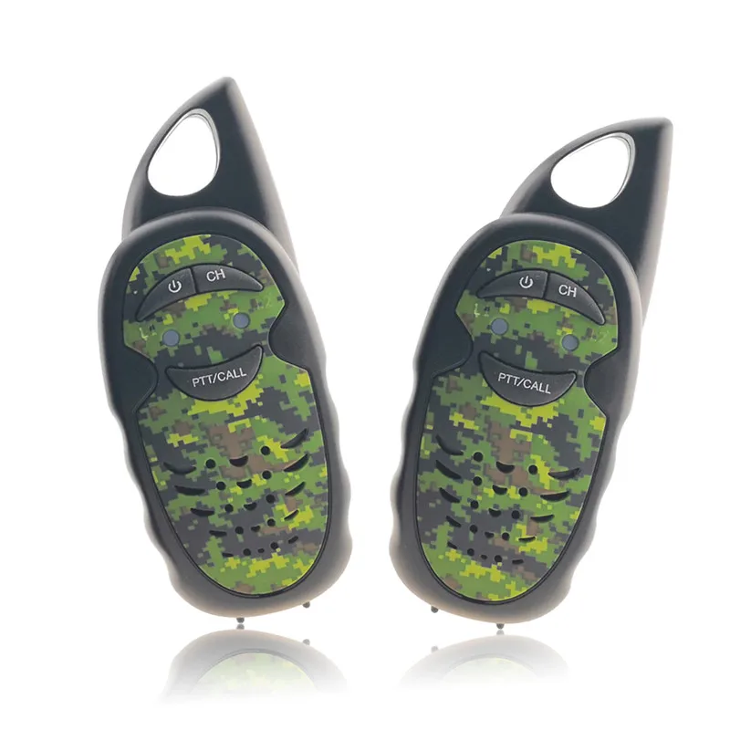 Green Camo Детская мини рация двухсторонняя рация с 3 каналами переключатель FRS UHF400-47OMHZ 3 КМ Домофон для детей игрушки для игр на открытом воздухе - Цвет: Green Camo