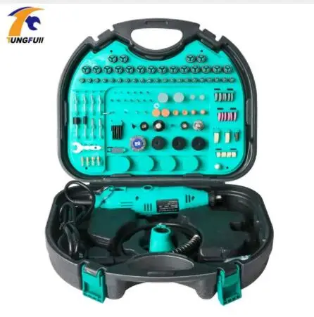 252pcs Tungfull электрическая дрель, роторный инструмент, Мини дрель с гибким валом, 192 шт. аксессуары, электроинструменты для Dremel 3000 4000 - Цвет: 252pcs