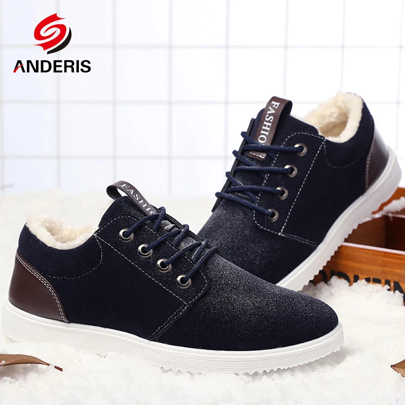 2017 Mода Kроссовки мужские зимняя обувь для мужчин плюш зимние сапоги Высокого