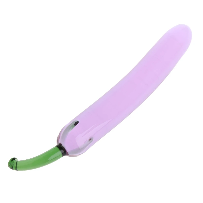 Милые фрукты стекло кристалл G-Spot фаллоимитатор желе игра пенис Анальный секс