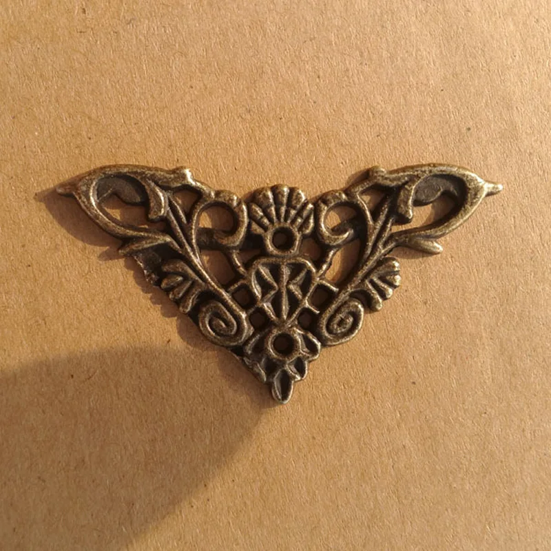 Модные античные бронзовые защитные папки для альбомов и меню 12 шт.|protector|protector corner