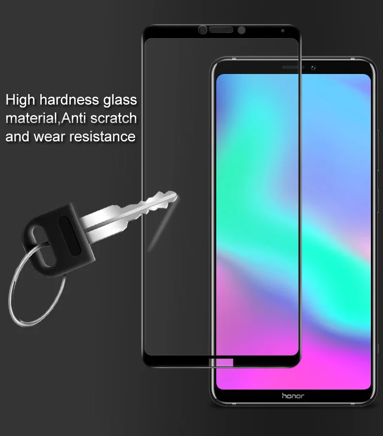 Imak Pro + полноэкранная панель с клеевым покрытием закаленное стекло для Huawei Honor Note 10