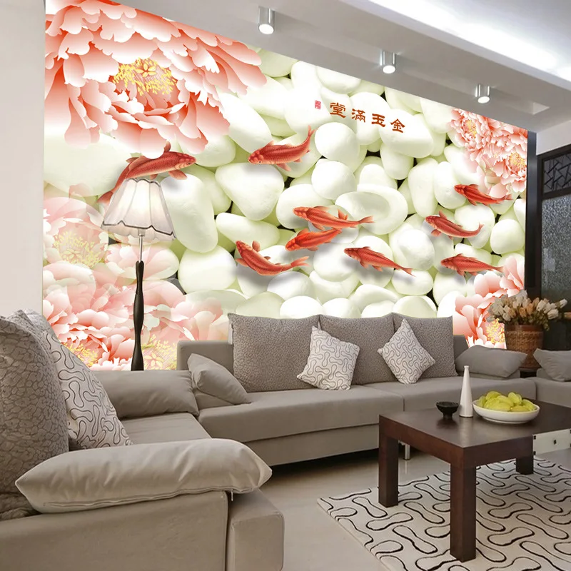 3D стереоскопический фон для телевизора обои спальни гостиной дивана кровати