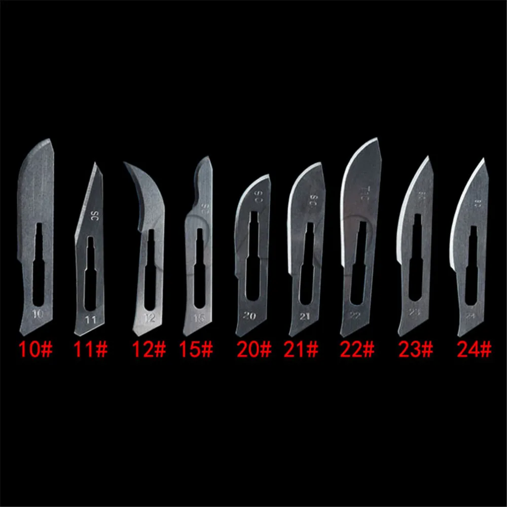 500 шт./кор. Deasin 11 #20 #21 #22 #23 #24 #25 # скальпеля Лезвия для зубоврачебная