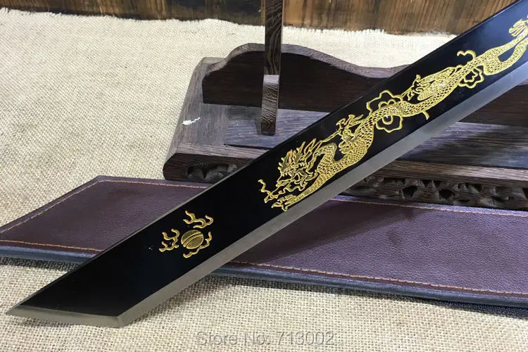 Ушу * Broadsword китайский кунг-фу ножи дракон Хэдфилд клинок из марганцевой стали |