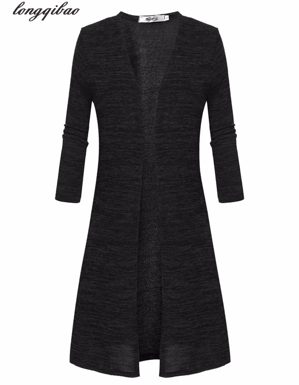 2017 европейский и американский женский кашемировый вязаный кардиган длинный