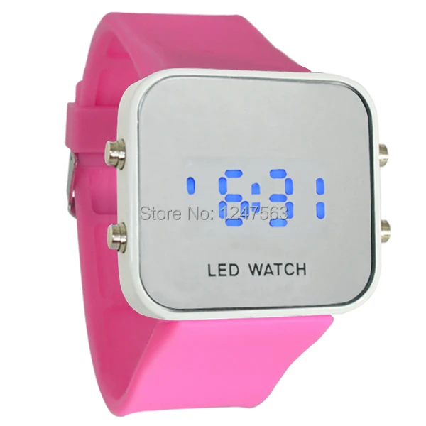 Hot men's fashion sports watch silicone strap LED neutral Blue digital display Halloween gift relogio masculino | Наручные часы