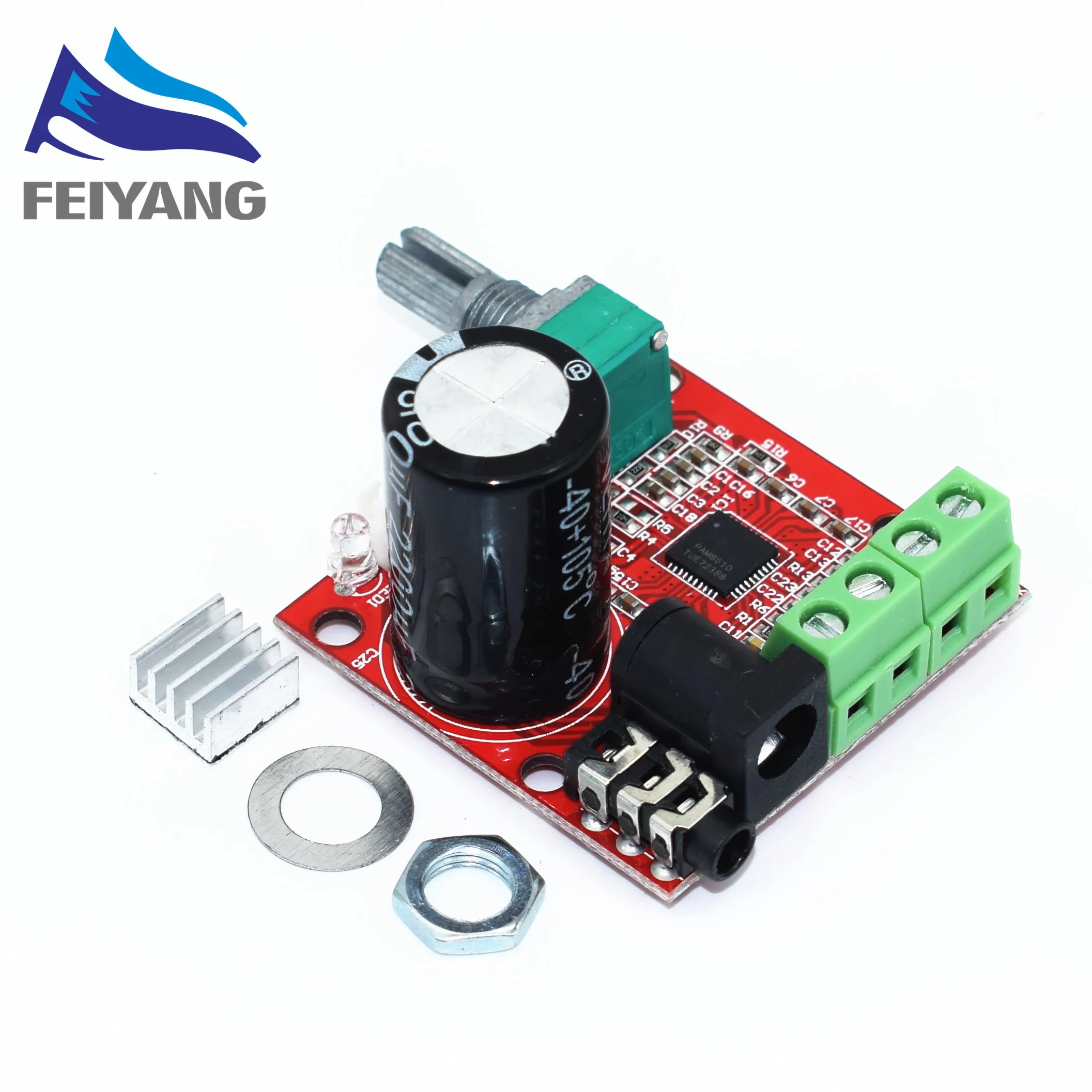 12 В Mini Hi Fi PAM8610 аудио стерео усилитель платы 2X10W двухканальный D Класс по самой