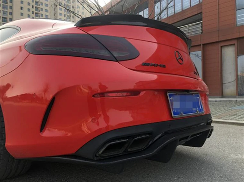 Спойлер из углеродного волокна для Mercedes-Benz C Class Coupe W205 C205 2015-2019 высококачественные