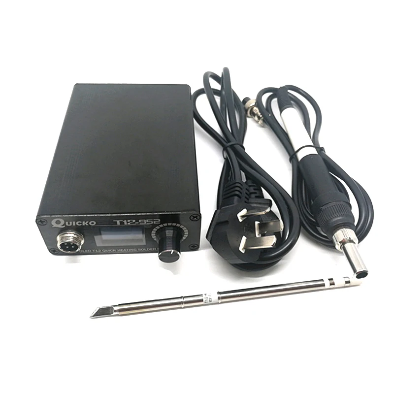 Quick Heating T12 soldering station electronic welding iron  T12 OLED Digital Soldering Iron T12-952 QUICKO
