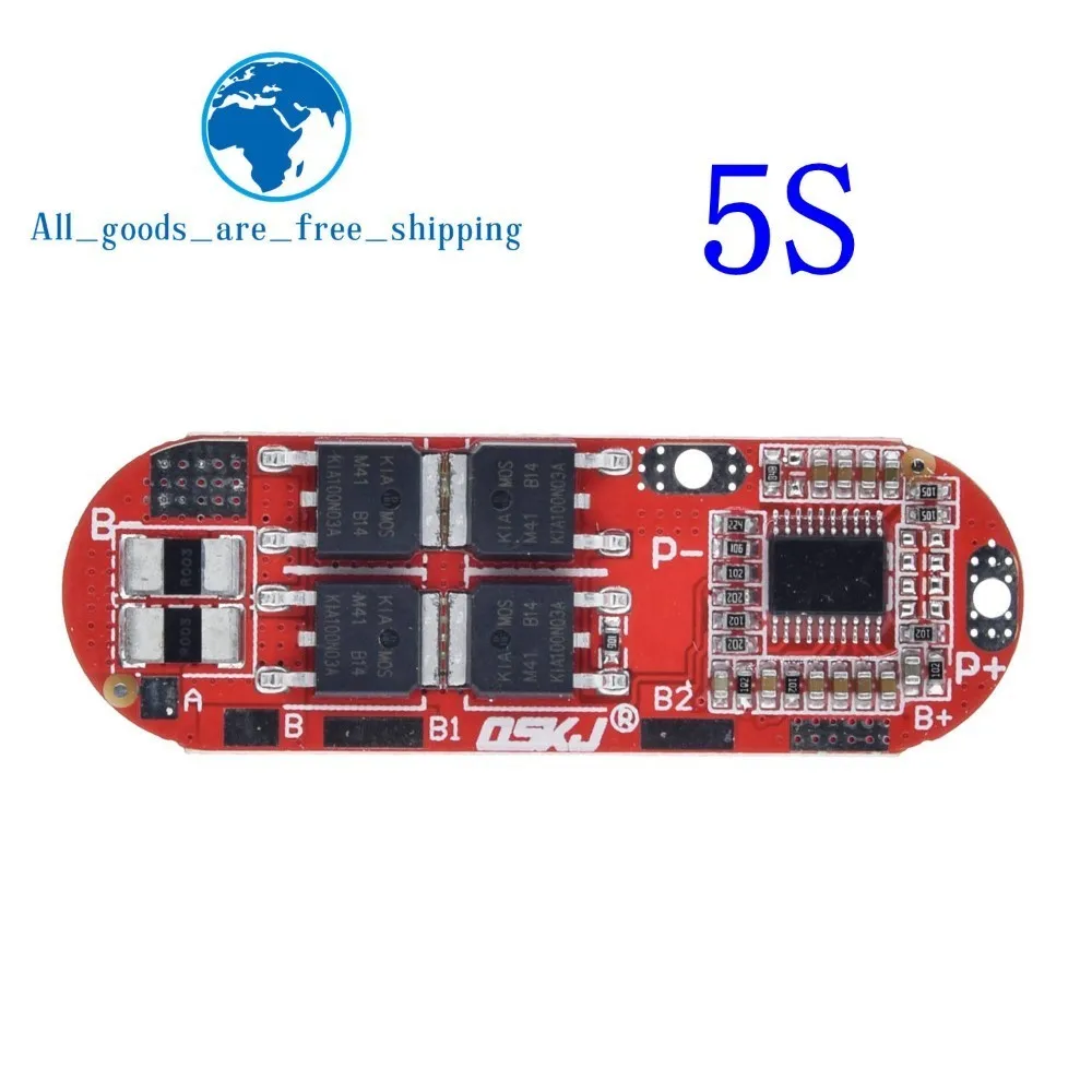5s bms 25a 21v Bms 1s 2s 10a 3s 4S 5S 25a Bms 18650 литий-ионная Lipo литиевая батарея Защитная печатная плата модуль Pcb Pcm 18650 Lipo Bms зарядное устройство - Цвет: 5s bms 25a 21v