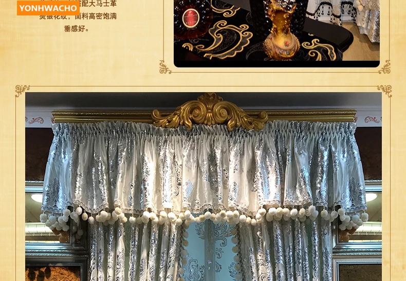 Шторы на заказ белые бронзовые серебристые в европейском стиле для гостиной