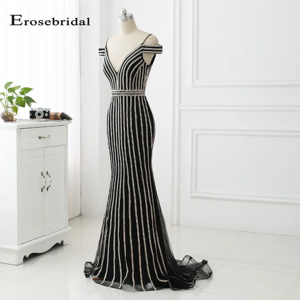 Erosebridal 48 часов бордовое длинное вечернее платье плюс размер Бальные платья русалки Золото Кристалл vestido de festa ZLR014