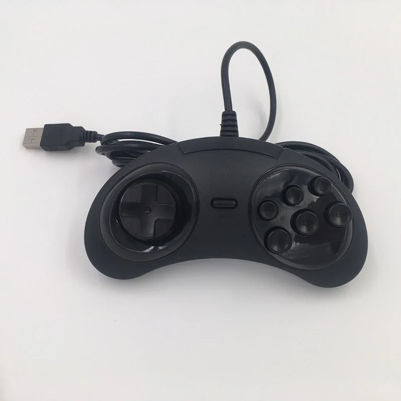 1 шт. контроллер Джойстик для SEGA Genesis USB геймпад 6 кнопок PCUSB держатель игрового