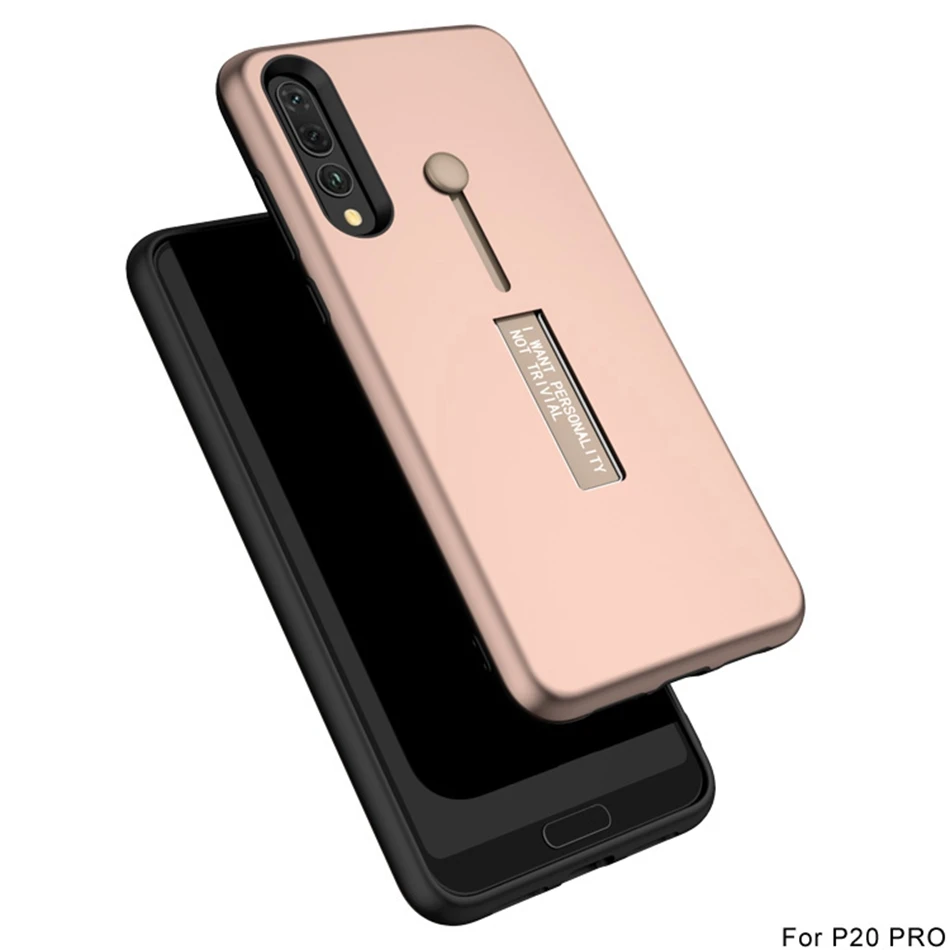 Силиконовый ремешок для Huawei P30 Lite P20 Pro Модный чехол с кольцом и подставкой Nova 3i |
