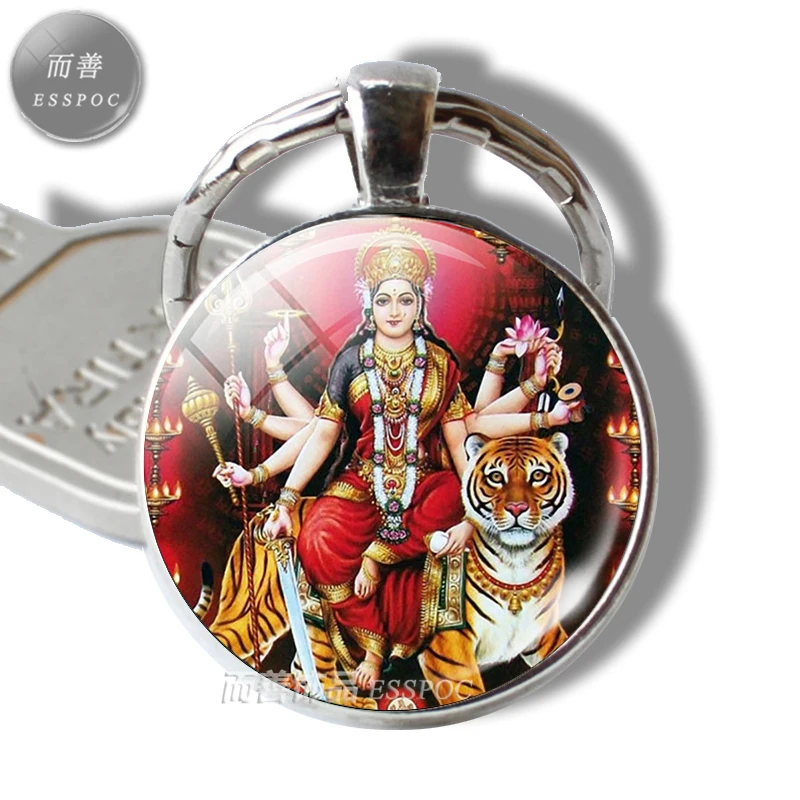 Хрустальный кабошон Krishna и Radha металлические цепочки для ключей модные ювелирные