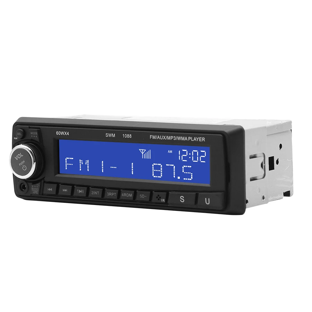 Onever Многофункциональный Bluetooth автомобильный Радио MP3 плеер стерео USB AUX классический автомобильный стерео аудио Автомобильные аксессуары DC12V