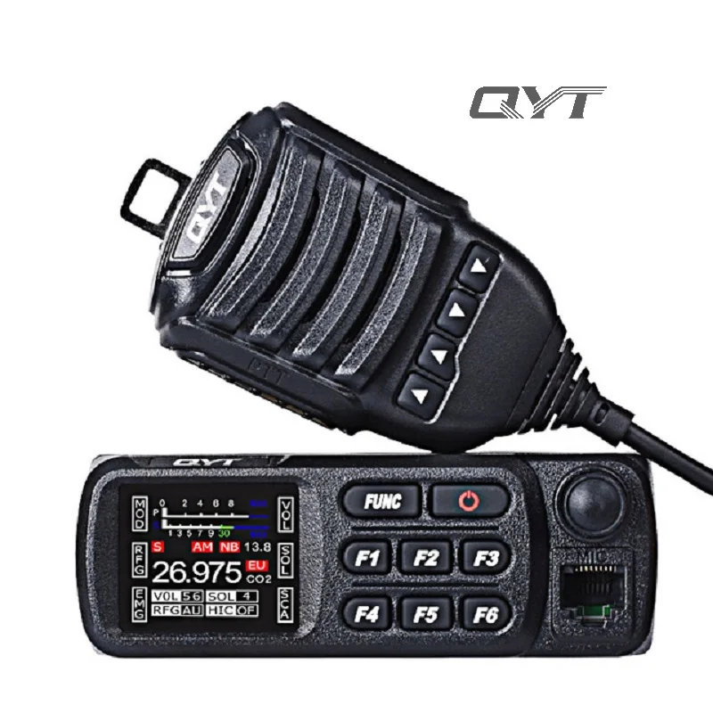 Мобильная радиостанция QYT CB 27 AM FM Citizen Band мультистандартная 12/24V 26 965 405 МГц|Рации| |