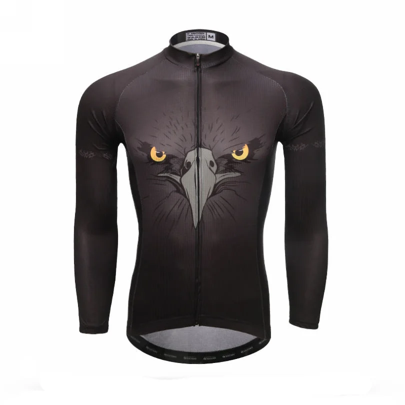 XINTOWN 2017 Team Polyester Sport Wear Ropa Ciclismo Outdoor Long Sleeve Bike Bicycle Shirts Tops Men's Cycling Jersey Race Fit | Спорт и
