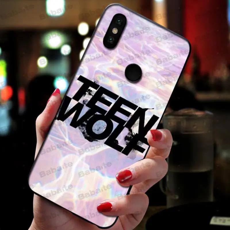 Черный чехол babaite для мобильного телефона с американской ТВ-серией Teen Wolf 24 xiaomi mi 8se
