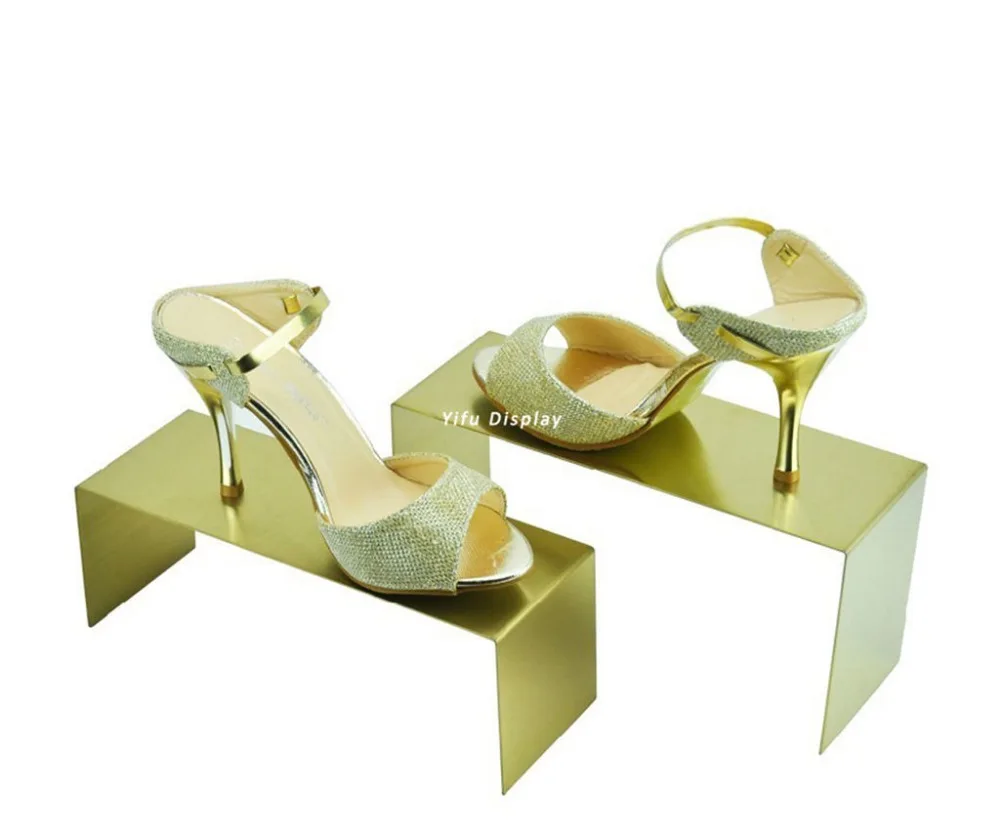 Комплект из 2 предметов металлические золотистые и Серебристые полки для