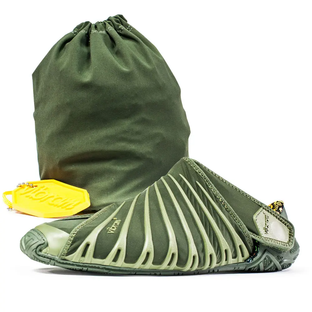 Vibram FUROSHIKI Stretch Fabric Men Wrap Shoes Walking Sports Super Light Five Fingers Running Portable Folding Sneakers