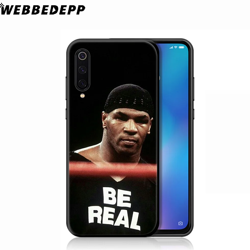 WEBBEDEPP майка Тайсон бокс мягкий чехол для Xiaomi Mi 9T 9 8 SE 6 A1 A2 A3 Lite MiA1 MiA2 MiA3 F1 MAX 3 Mi8 CC9E CC9 |