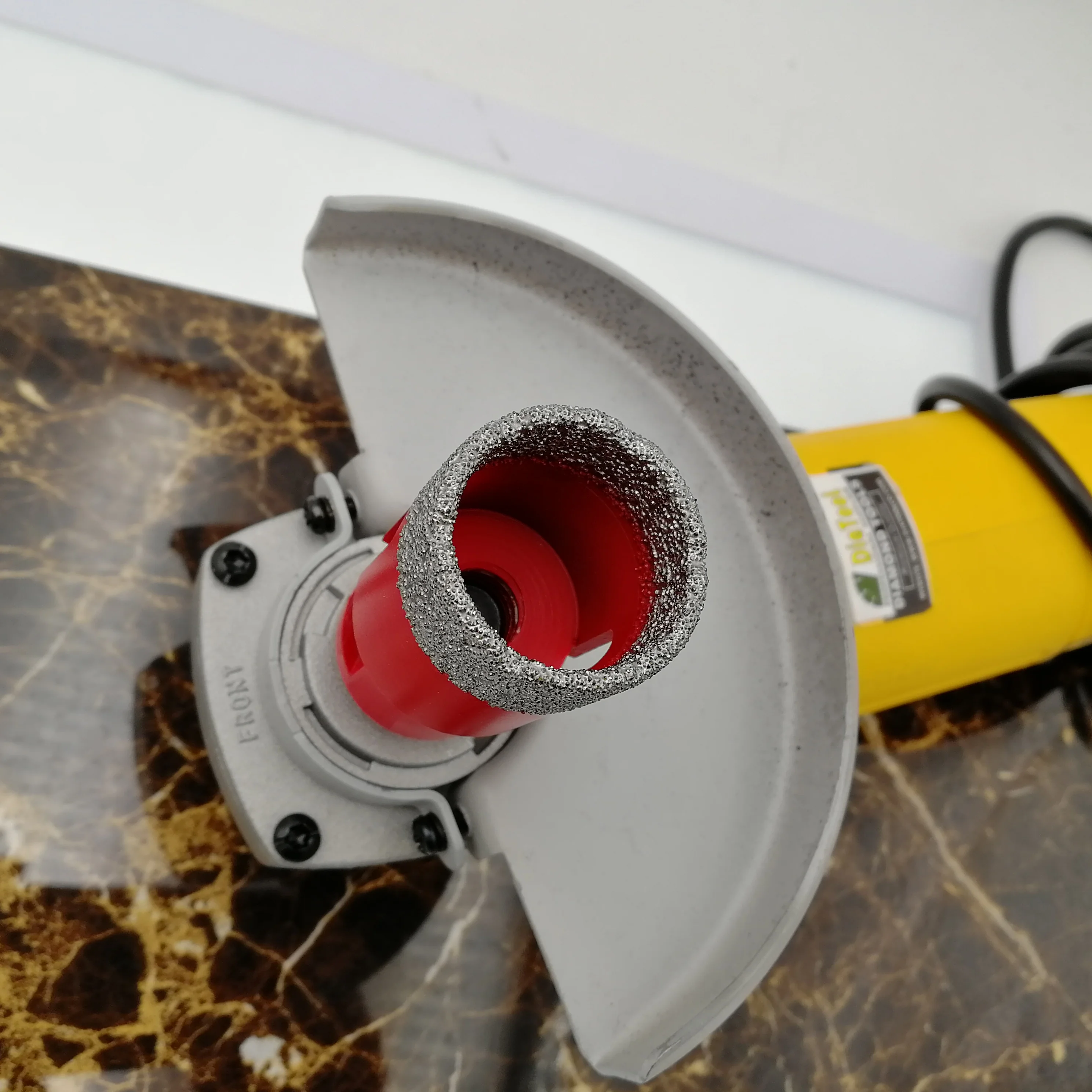SHDIATOOL 2 шт. диаметр 20 мм красного цвета вакуумной пайки Diamond Core Bits с M14 соединение