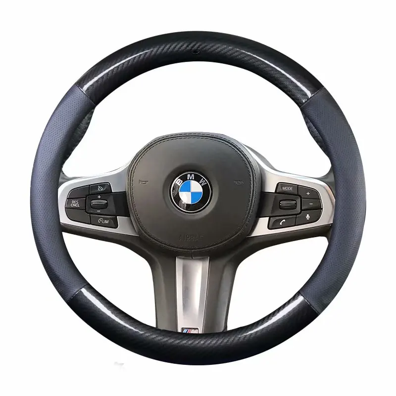 Car Steering-wheels Cover 37 38cm 15&quot for BMW 1 2 3 4 5 6 7 Z Series E46 E90 E87 F20 F22 F45 F30 G20 E60 F10 G30 F01 G11 E89 |