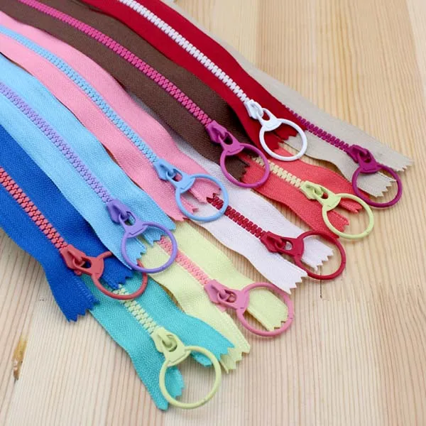 Осветительное кольцо на молнии 15 см 10 шт./лот 3 #|resin zipper|zipper diydiy zipper |