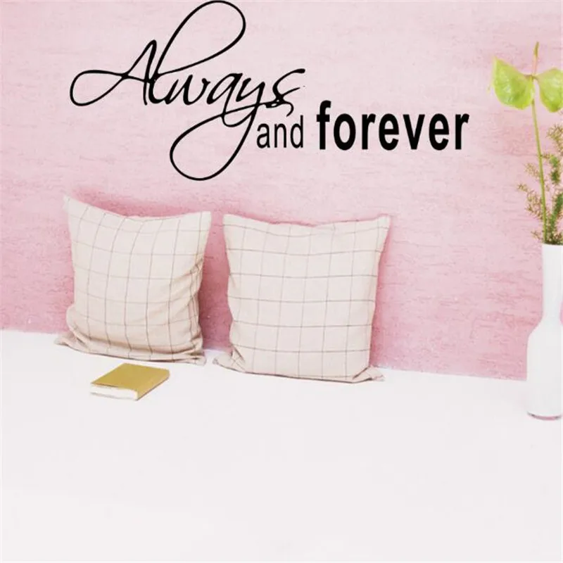 IDFIAF прямой настенный стикер для домашнего интерьера декоративные всегда и