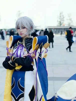 

Game FGO Fate/Grand Order Cosplay Lang Lin Wang High Quality Uniform Costume Halloween Party Carnival Costumes Custom Made