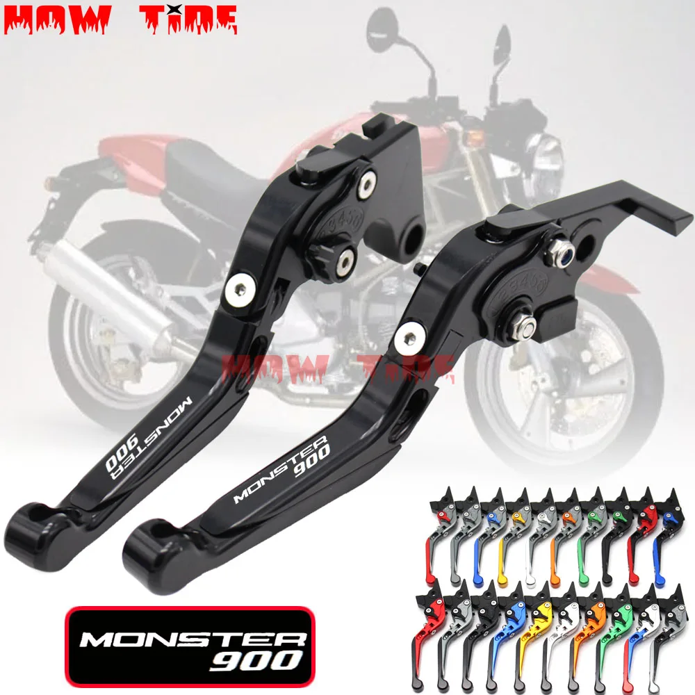 

CNC Adjustable Folding Extendable Motorbike Motorcycle Brake Clutch Levers For Ducati M900 MONSTER MONSTER900 2000-2005