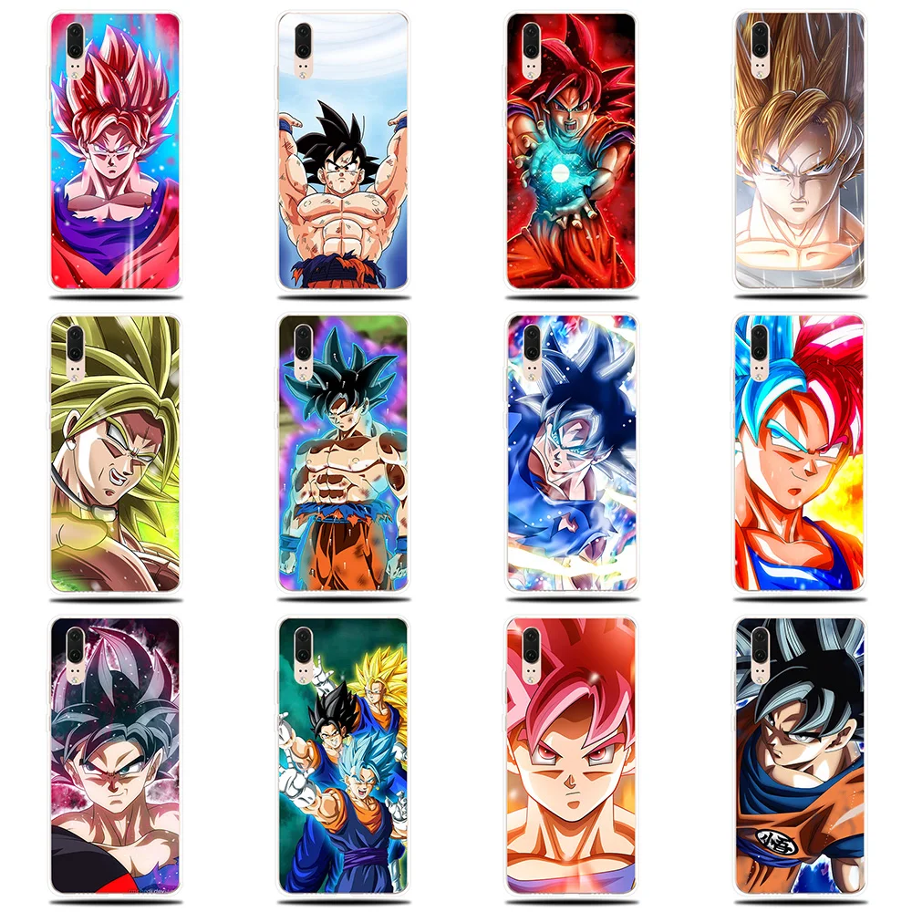 Dragon Ball Pattern Silicone Phone Case For Huawei P8 P9 Lite 2017 P Smart 2019 Soft Cover P10 P20 P30 Pro |