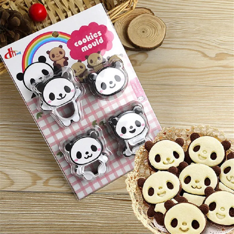 Omilut Panda DIY выпечка пластиковая резка бисквит печенье резак инструменты для